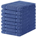 100% Cotton Kitchen Towels 18"x28" (Navy Blue / 18 x 28 - 8 Pack)