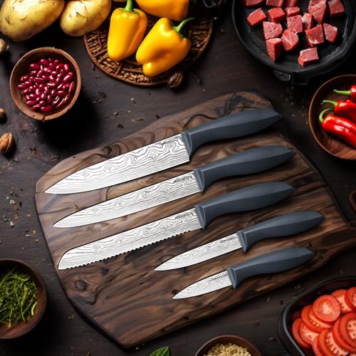 Kitchen Knife Set (Damascus)