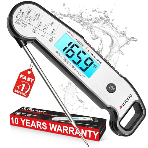 Professional Meat Thermometer Digital (Silver)