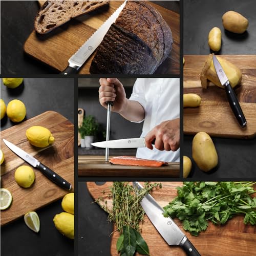 MasterChef Chef Knife Set with Bag (5pc / Knife Roll Set)