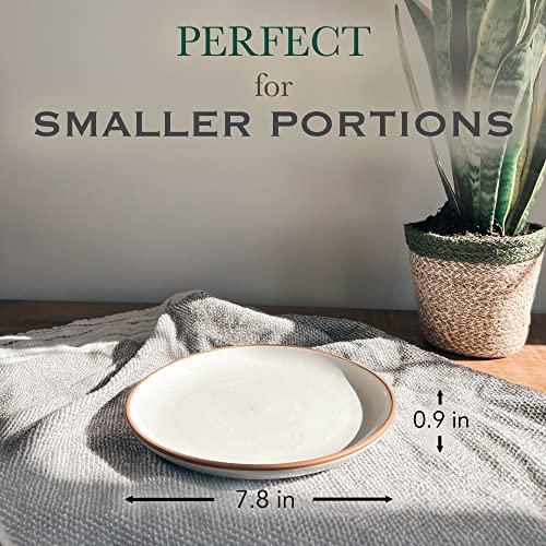 Ceramic Plates Set (Vanilla White)