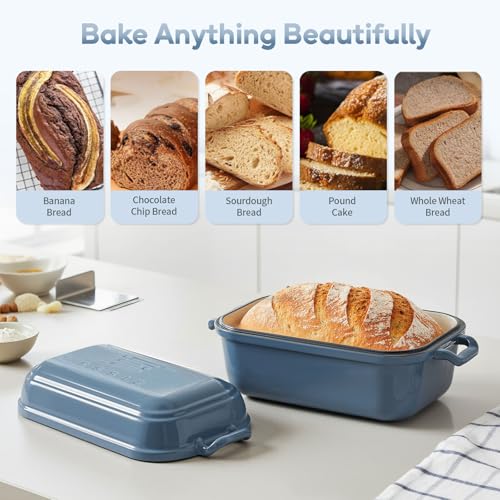 Dutch Oven for Sourdough Bread Baking (Blue)