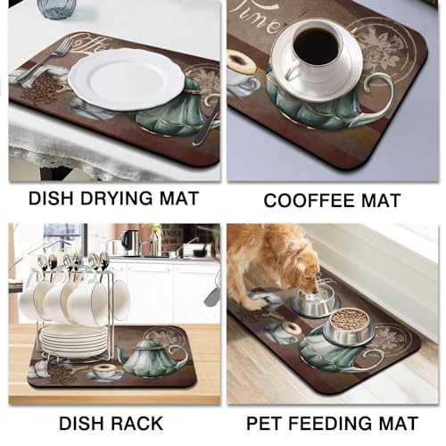 Coffee Bar Mat (Coffee-13 / 19" x 12")