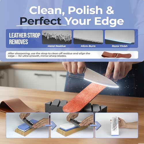 7 Piece Knife Sharpening Stone Set