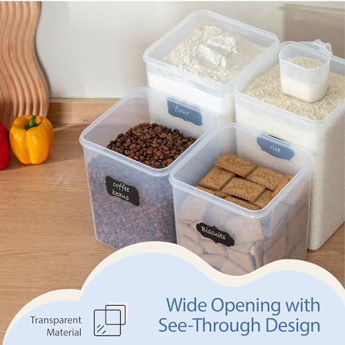 Large Airtight Food Storage Containers with Lids