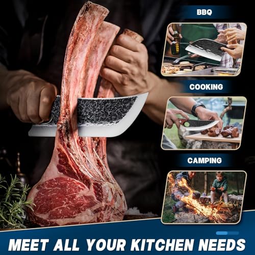 3PCS Meat Knife Set (3 Set Meat Cleaver)