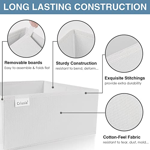 Drawer Organizer Clothes (White / 8 Pack)