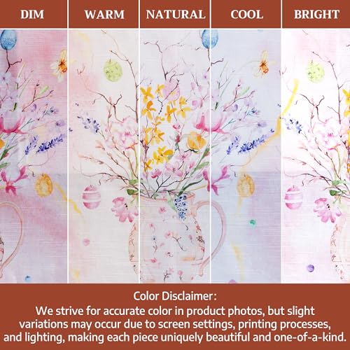 Aprons for women with Pocket 100% Cotton Pack of 1 (104 - Easter Zest)