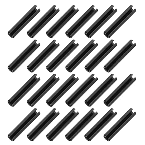 25Pcs Slotted Split Roll Pins 3 (3/10 Inch(8mm) Dia. 1-3/5 Inch(40mm) Length)