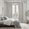 Grey Linen Blackout Curtains for Living Room 2 Panels Set 92 Inches Long Linen Texture Room Darkening Energy Saving Curtain Window Coverings Hook Belt Pleated Drapes Aesthetic Bedroom (Grey Beige / 40"W x 92"L (Pack of 2))