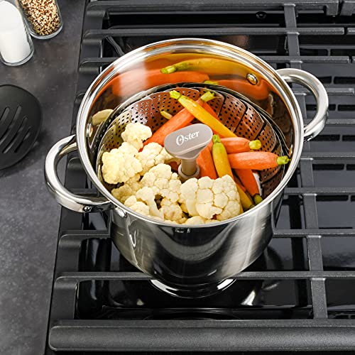 Sangerfield Stainless Steel Expandable Steamer Insert 7 to 10.5 Inches (Stainless Steel / 1.1 Quarts)