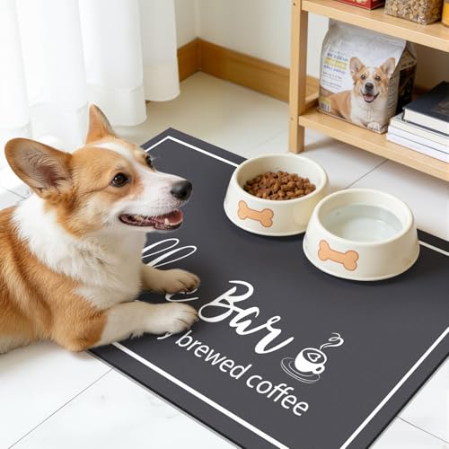 Dish Drying Mat (DarkGrey / 18" x 24")