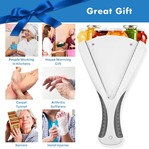 Jar Opener Effortless Jar Opener for Weak Hands & Seniors With Arthritis Jar Lid Opener for Arthritic Hands (8.3 x 5 x 1 inches LxWxH)