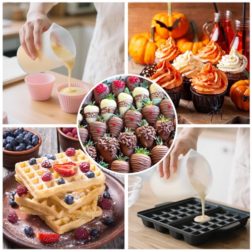 Silicone Cups for Melting Chocolate (4*350ml)