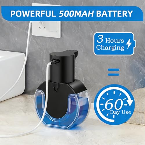 Automatic Soap Dispenser Touchless (Black / Foam)