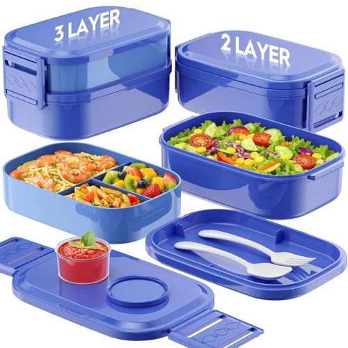 Bento Box Adult Lunch Box (Blue)