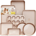 Baking Pans Set 8 (Champagne Gold / 8PCS)