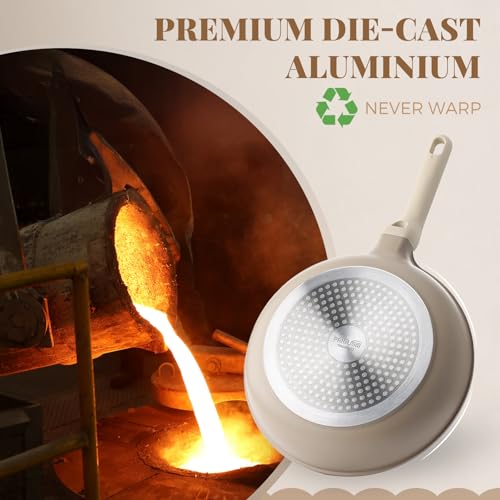 Nonstick Frying Pan (10 Inch / Natural Linen)