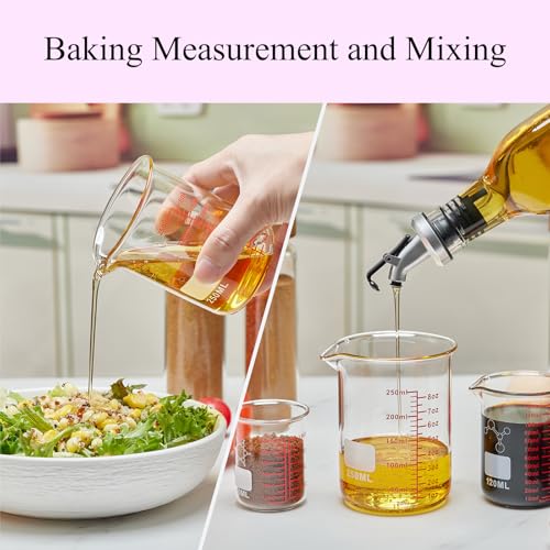 High Borosilicate Glass Measuring Cup (250ml (8oz))