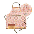 Aprons for women with Pocket 100% Cotton Pack of 1 (170 - Damask)