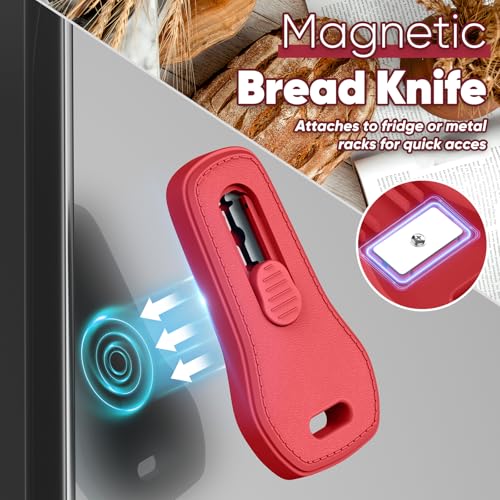 Bread Lame Sourdough Scoring Tool with Extractable & Magnetic (1PCS(Red))
