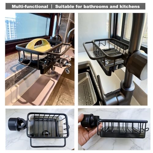 Sink Organizer Rack (Black / Left)