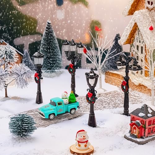 Vintage Blue Christmas Truck Decor (Xmas-tiffany Blue)
