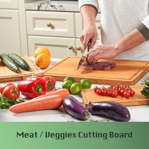 Extra Thick Wood Cutting Board for Kitchen (16"L x 11"W)