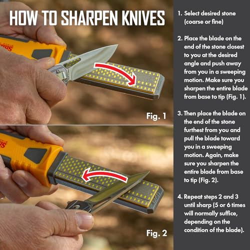 DCS4 4” Diamond Combination Sharpener (Bench Stone)