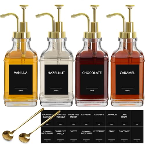 Gold Coffee Bar Accessories (Gold Pump)