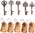 50pcs Skeleton Key Bottle Opener (Red Copper)