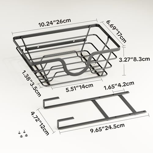 Pot Lid Organizer (Black / Large)