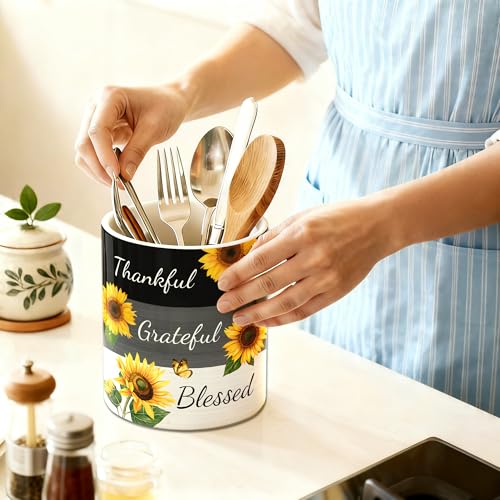 Sunflower Kitchen Utensil Holder