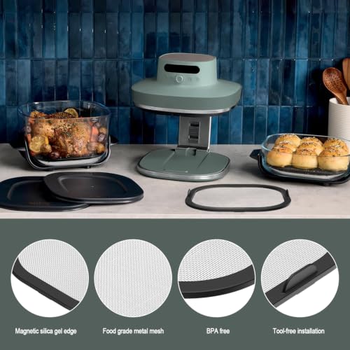 Stainless Steel Splatter Shield for Ninja Crispi Pro Air Fryer AS101 (Pack of 1)