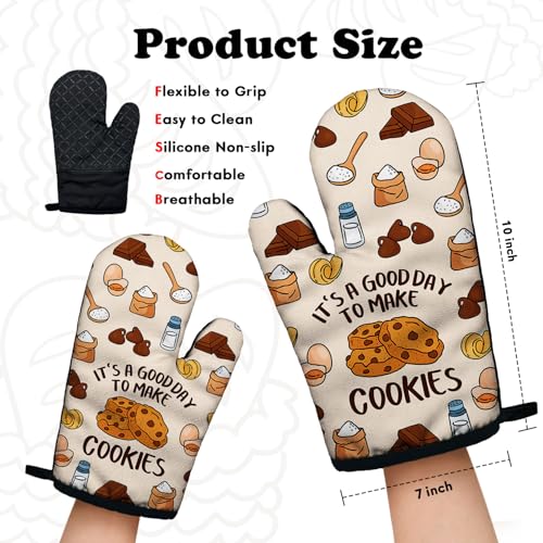 Funny Cookie Lovers Cooking and Baking BBQ Kitchen Gadgets with Heat Resistant Silicone Non