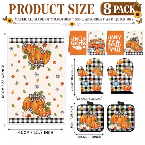 Fall Pumpkin Kitchen Decor (Orange Fall Pumpkin)