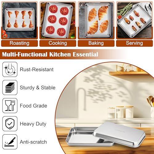 Small Baking Sheet with Wire Rack (10.5''x8.3'')