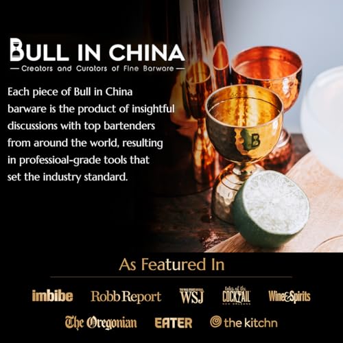 Hammered Bell Jigger by Bull In China (100% Copper)