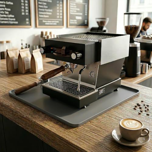 Silicone Coffee Mat for Countertop (Grey / 16" x 16")