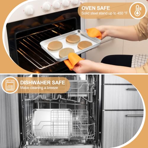 Baking Sheet with Wire Rack Set (9.3"x7.3")