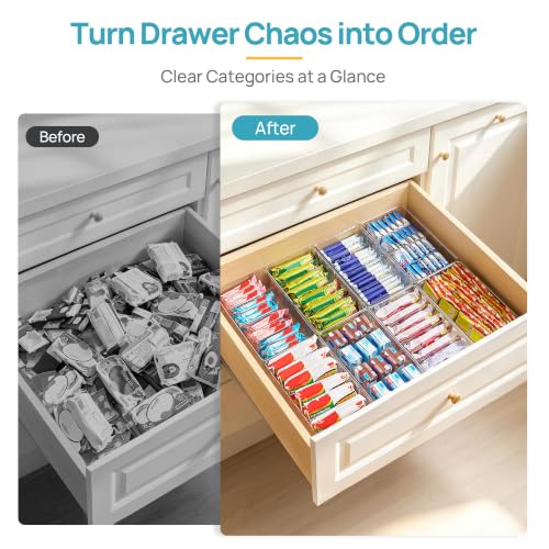 4 Pack Food Storage Organizer Bins (4pack)