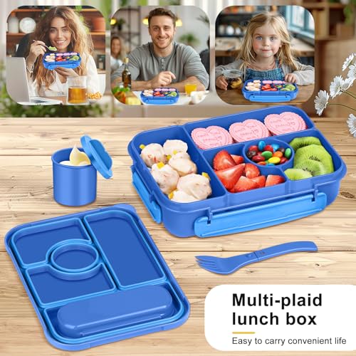 Bento Box Adult Lunch Box Kids (Navy)