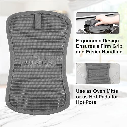 Premium Pot Holder & Hot Pad (Pewter / 1 Pack)