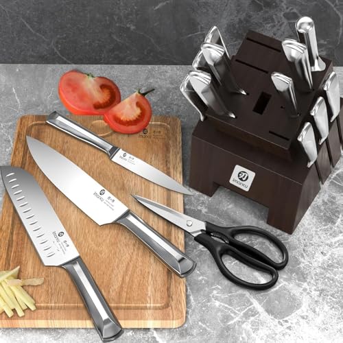 16 Pieces Knife Set (Steel Gray)