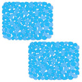 Pebble Sink Mat for Stainless Steel (Blue)