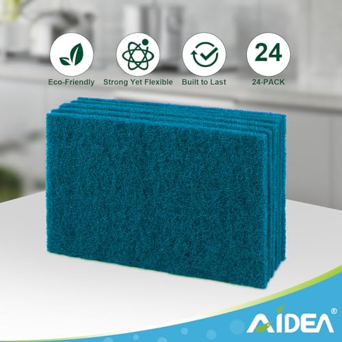 Non Scratch Scouring Pads 24PK (24PK / Blue)