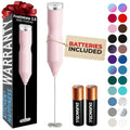 Powerful Frother Wand AA Batteries Included (Cherry Blossom Pink / Majestic Frother)