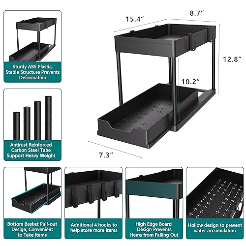 Under Sink Organizer (Black)