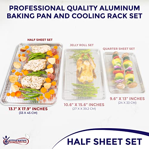 Half Sheet Baking Pan and Rack Set Warp (13.1" x 17.9" Half Sheet Pan & Rack Set)