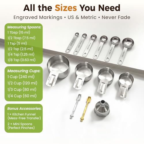 13PCS Measuring Cups and Spoons Set (13PCS)